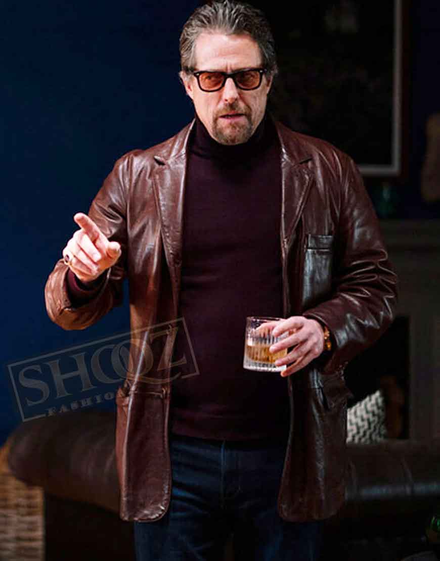 The Gentlemen Hugh Grant Leather Jacket The Gentlemen Hugh Grant Leather Jacket